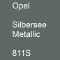 Preview: Opel, Silbersee Metallic, 811S.